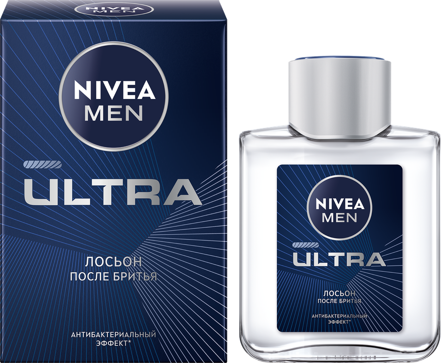 Лосьон после бритья NIVEA Men Ultra с антибактериальным эффектом, 100мл, превью