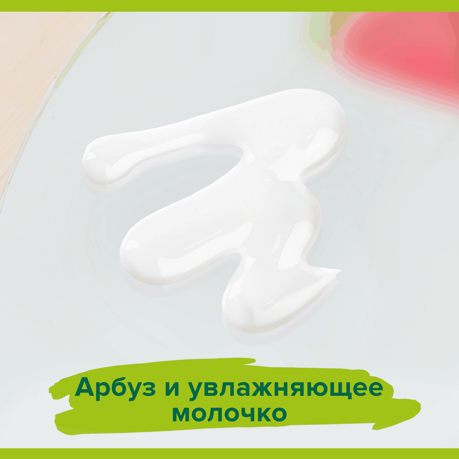 Гель-крем для душа PALMOLIVE Натурэль Мягкий и освежающий Арбуз с увлажняющим молочком, 750мл, превью