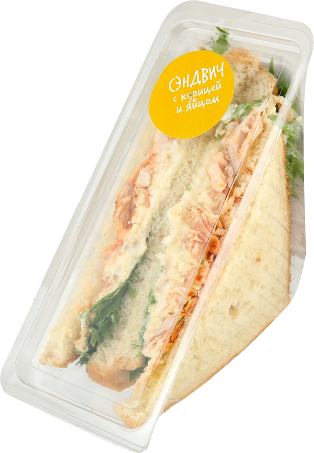 Сэндвич ЛЕНТА FRESH с курицей и яйцом, 170г, превью