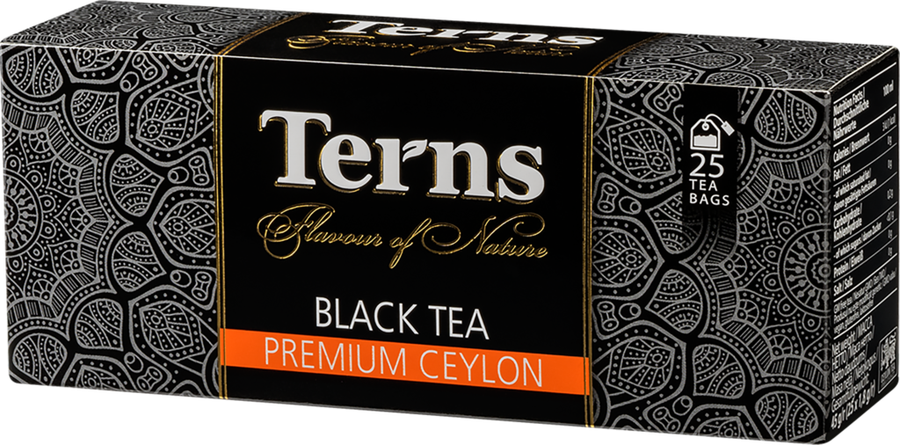 Чай черный TERNS Premium Ceylon Цейлонский байховый, 25пак, превью