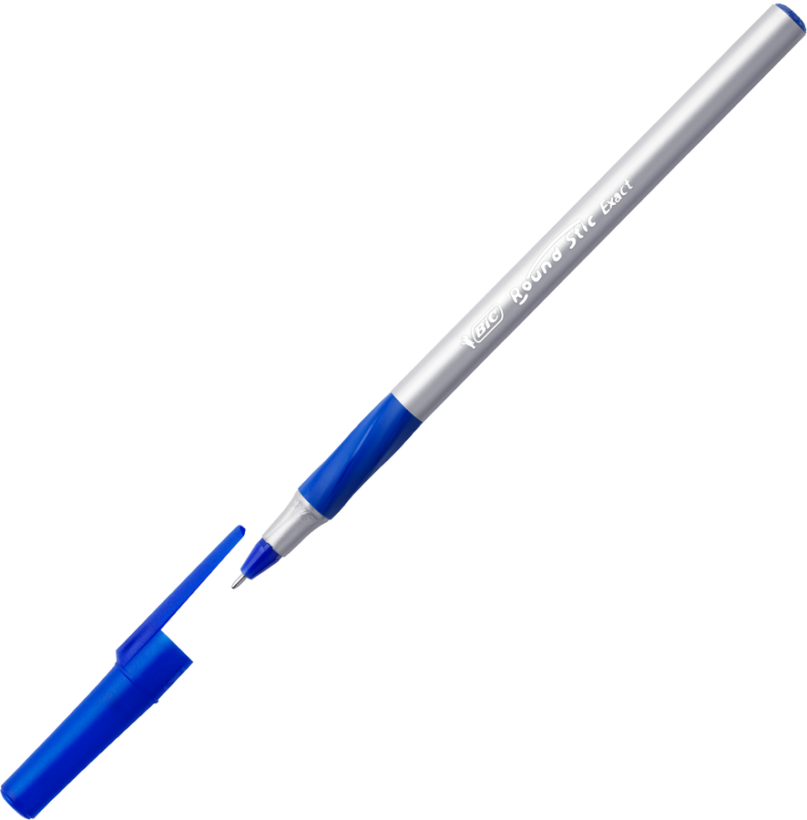 Ручка шариковая BIC Round Stic Exact, синий, предпросмотр
