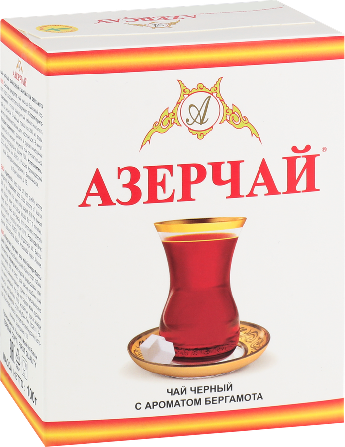 Чай черный АЗЕРЧАЙ с ароматом бергамота, 100пак, превью
