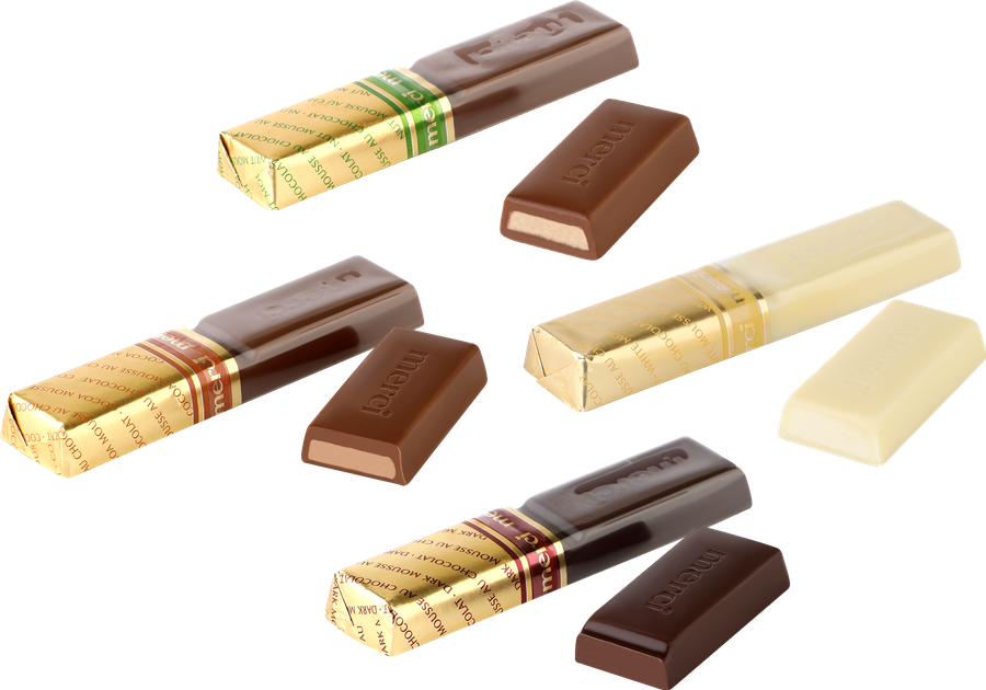 Конфеты MERCI Finest selection Ассорти с начинкой из шоколадного мусса, 210г, предпросмотр