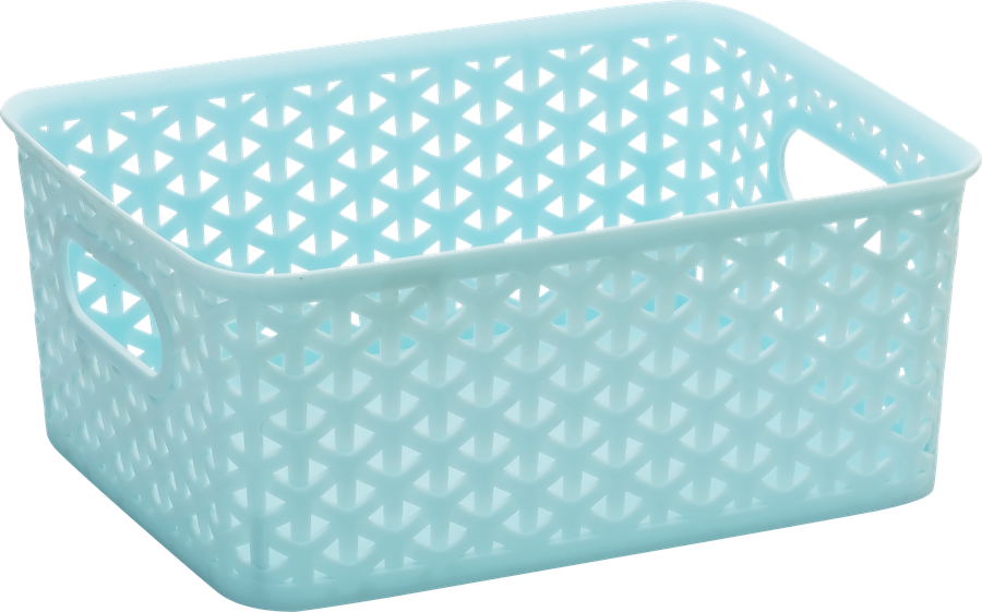 Корзина для хранения HOMECLUB Blue&Grey 23,5x17x10см, в ассортименте Арт. LEN-150840-BG, превью