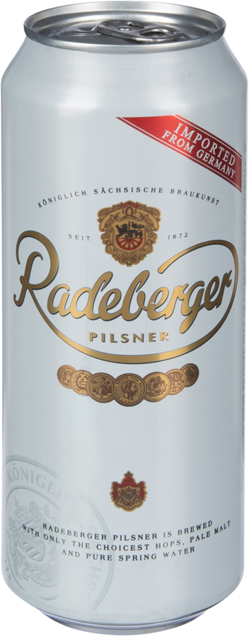 Пиво светлое RADEBERGER Pilsner фильтрованное пастеризованное 4,8%, 0.5л, предпросмотр
