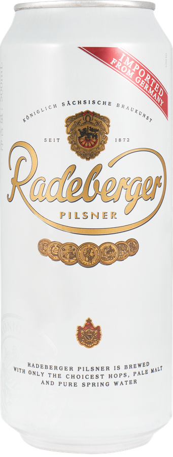 Пиво светлое RADEBERGER Pilsner фильтрованное пастеризованное 4,8%, 0.5л, предпросмотр