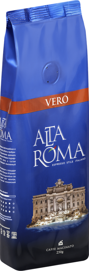 Кофе молотый ALTA ROMA Vero, 250г, превью