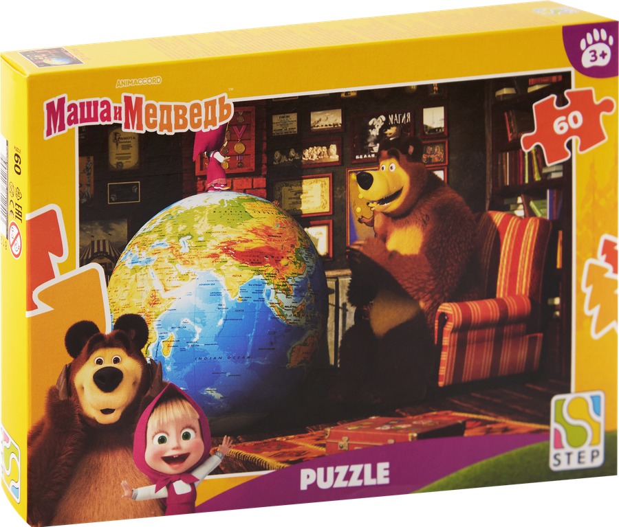 Пазл STEP PUZZLE 60 элементов, в ассортименте, превью