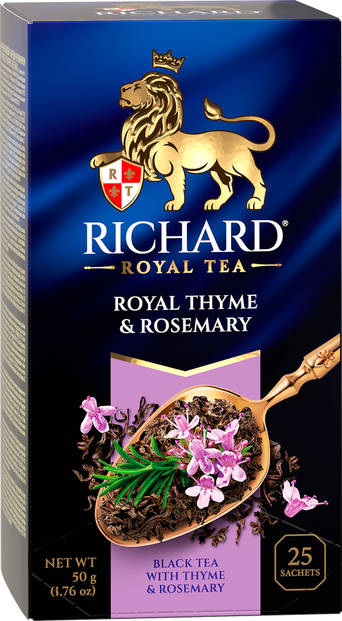 Чай черный RICHARD Royal Thyme & Rosemary, 25пак, превью
