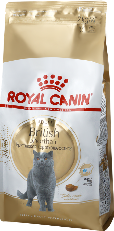 Корм сухой для взрослых кошек ROYAL CANIN Adult British Shorthair для британских короткошерстных, 2кг, превью