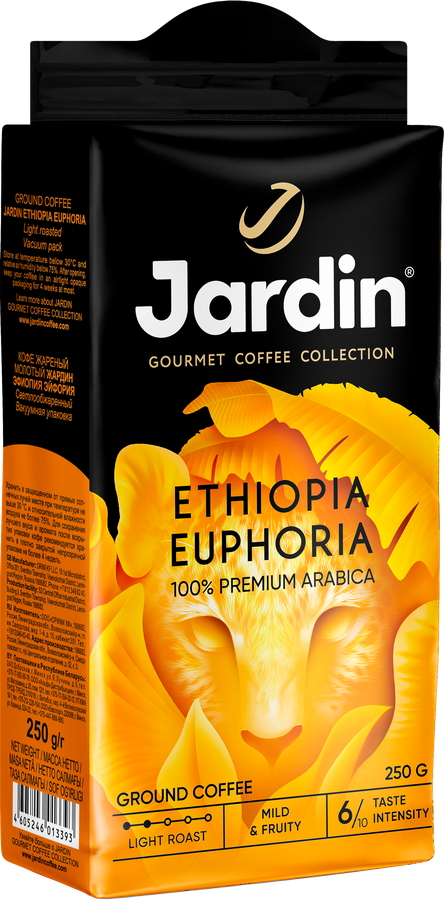 Кофе молотый JARDIN Эфиопия Эйфория жаренный, 250г, превью