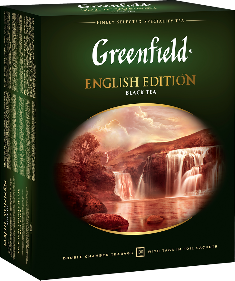 Чай черный GREENFIELD English Edition Цейлонский байховый, 100пак, предпросмотр