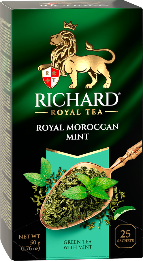 Чай зеленый RICHARD Moroccan Mint, 25пак, превью