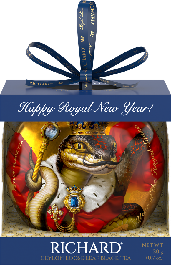 Чай черный RICHARD Christmas Toy Новогодняя игрушка Микс, листовой, 20г, превью