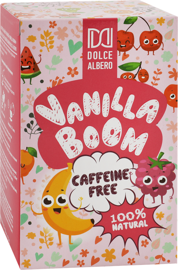 Напиток чайный травяной DOLCE ALBERO Vanilla Boom, 20пак, превью