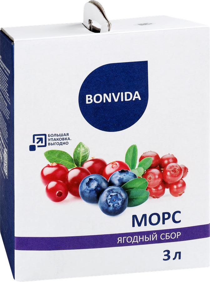 Морс BONVIDA Ягодный сбор, 3л, предпросмотр