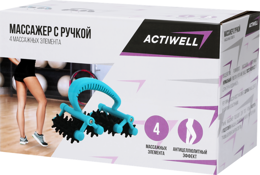Массажер с ручкой ACTIWELL 4 массажных элемента, Арт. IR97369B, предпросмотр
