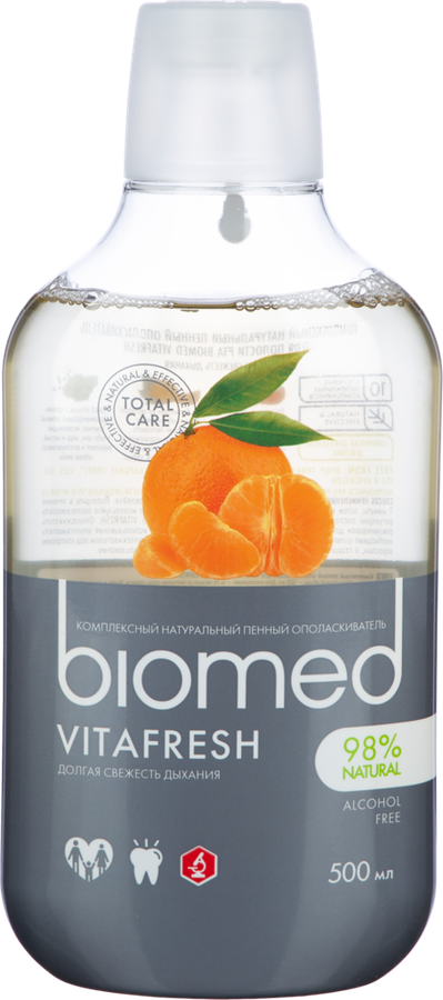 Ополаскиватель для полости рта BIOMED Vitafresh, 500мл, предпросмотр