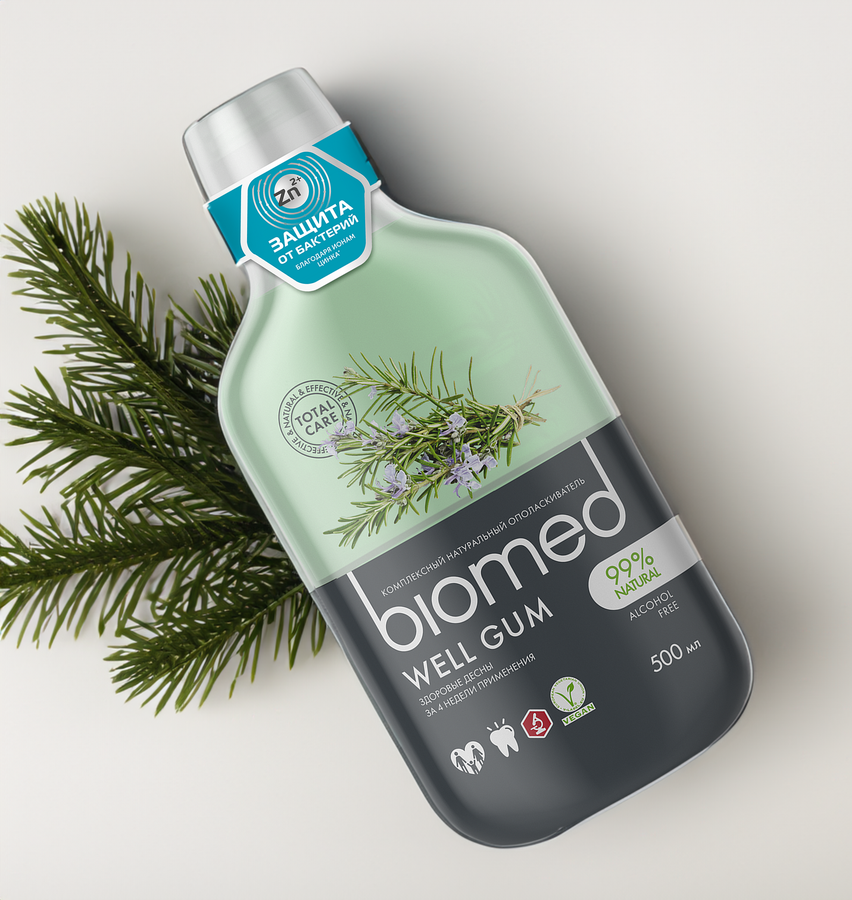 Ополаскиватель для полости рта BIOMED Здоровье десен, 500мл, предпросмотр