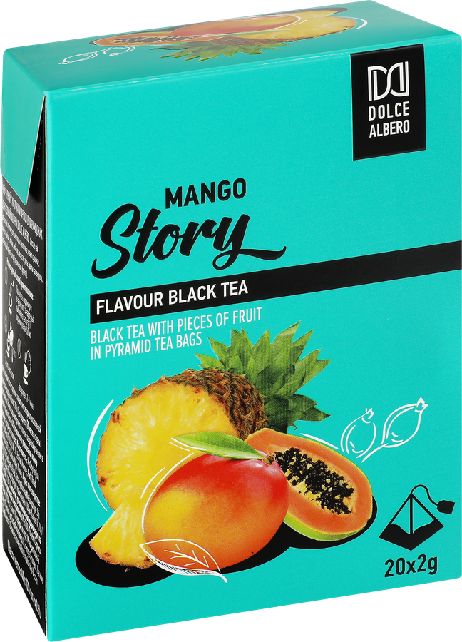 Чай черный DOLCE ALBERO Mango story, 20пир, превью