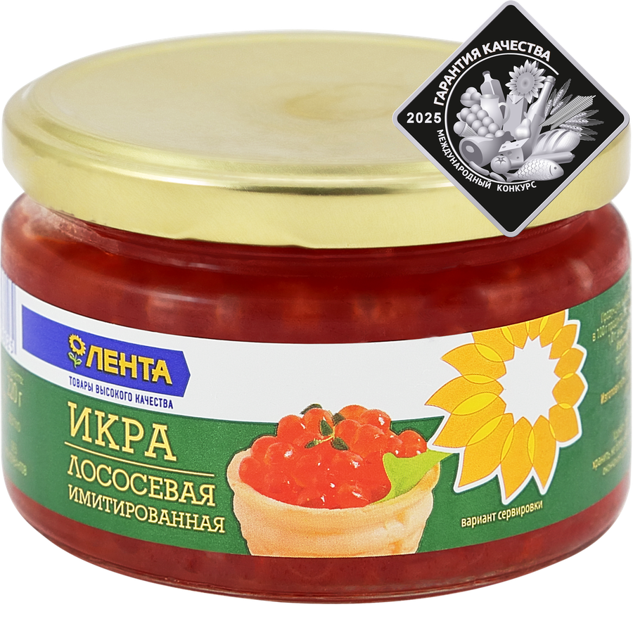 Икра лососевая имитированная ЛЕНТА, 220г, превью