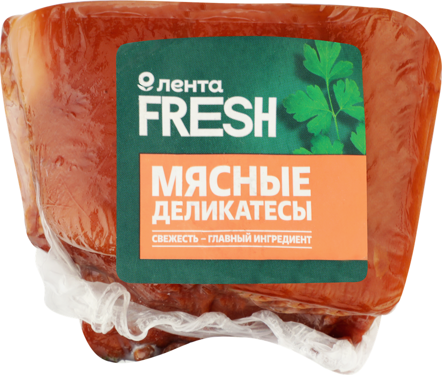 Грудинка копчено-вареная из свинины ЛЕНТА FRESH, весовая, превью