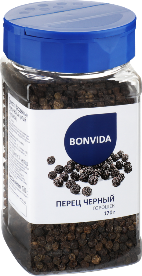 Перец черный BONVIDA горошек, 170г, предпросмотр