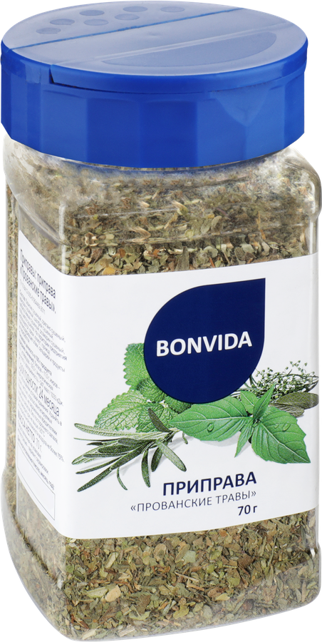 Приправа BONVIDA Прованские травы, 70г, превью