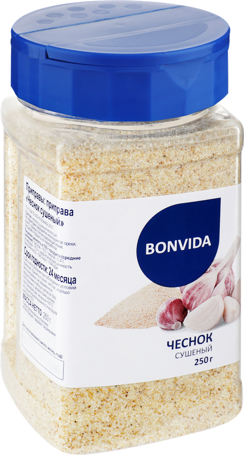 Чеснок гранулированный BONVIDA сушеный, 250г, превью