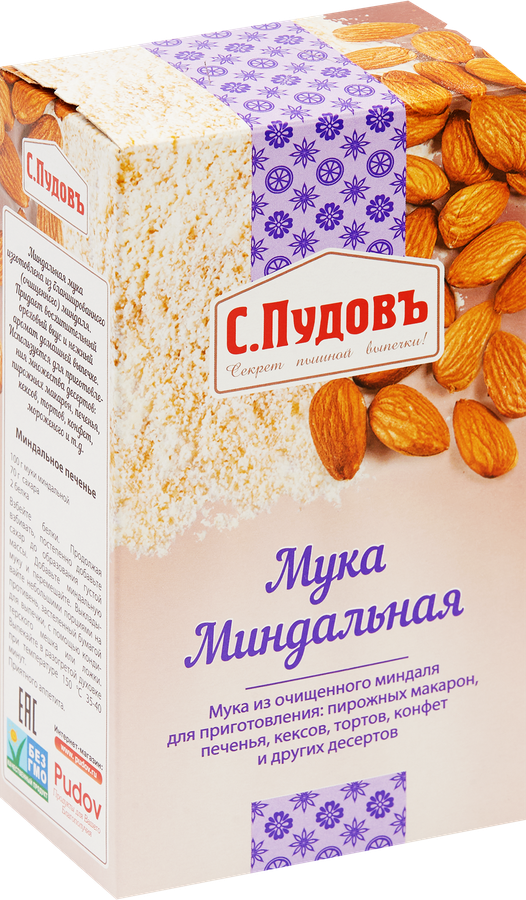 Мука миндальная С.ПУДОВЪ, 100г, предпросмотр