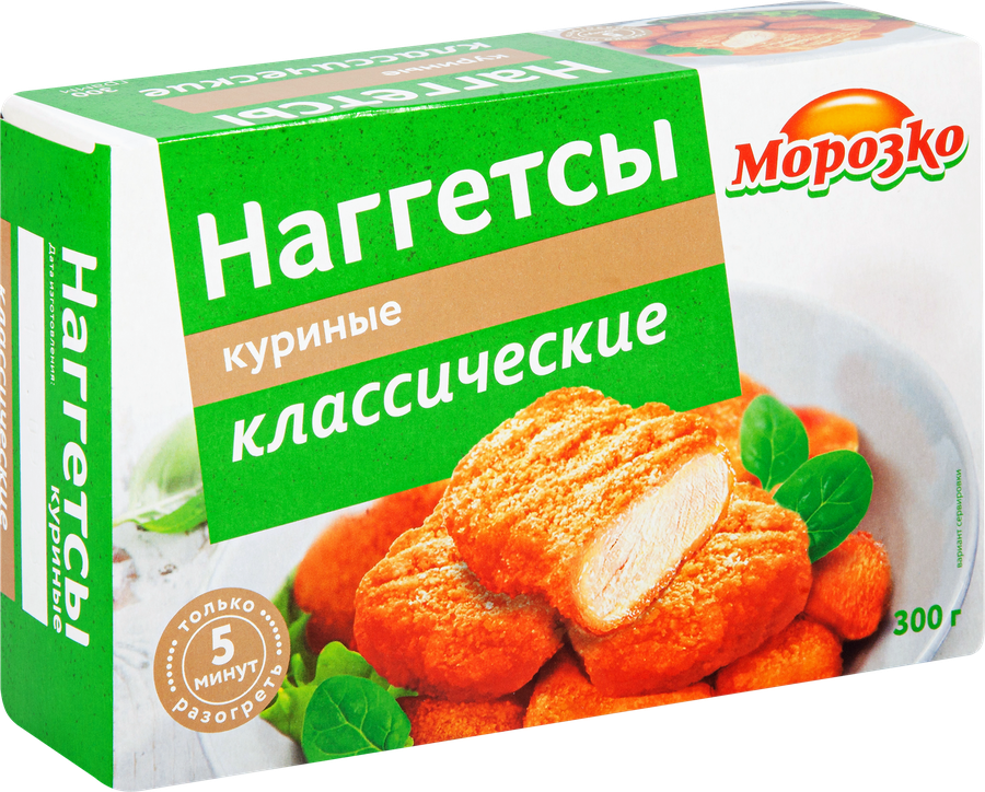 Наггетсы куриные МОРОЗКО, 300г, предпросмотр