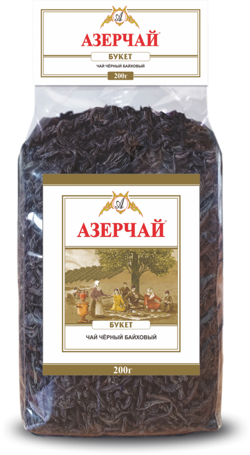 Чай черный АЗЕРЧАЙ Букет, листовой, 200г, предпросмотр