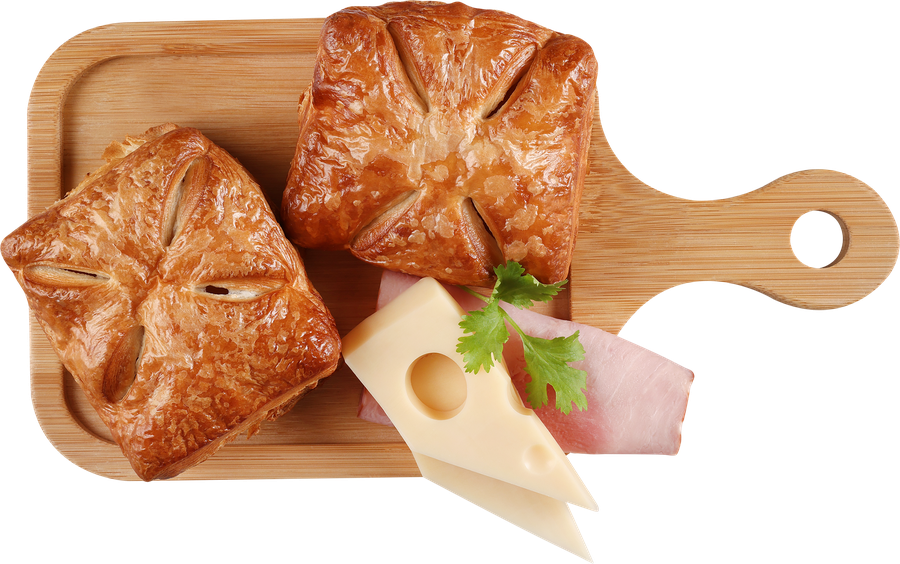 Слойка ЛЕНТА FRESH с ветчиной и сыром, 100г, превью