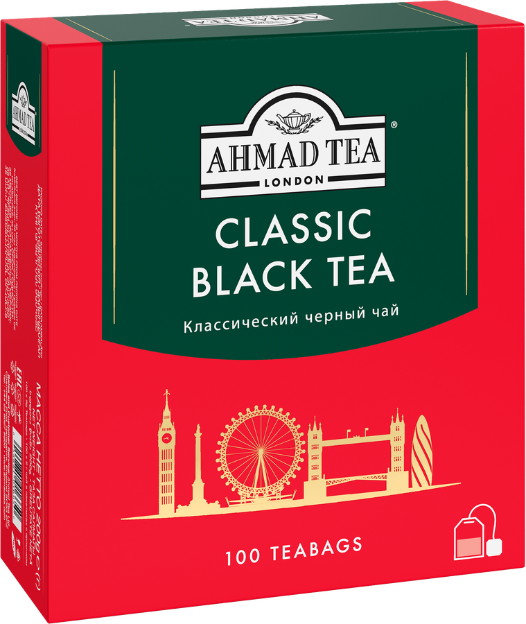 Чай черный AHMAD TEA Классический, 100х2г, предпросмотр