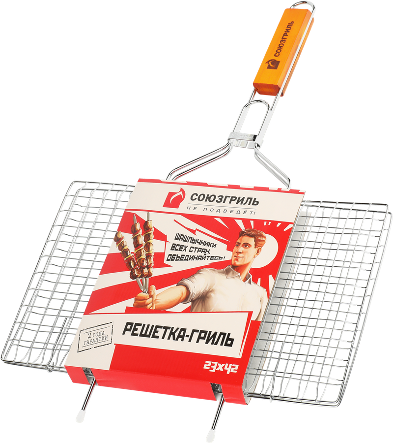 Решетка-гриль СОЮЗГРИЛЬ 23х42см, Арт. N1-G02F, превью