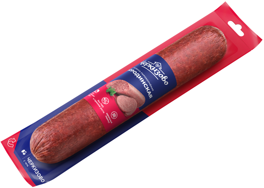 Колбаса сырокопченая ЧЕРКИЗОВО Бородинская, весовая, предпросмотр
