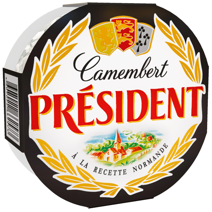 Сыр PRESIDENT Camembert с белой плесенью 45%, без змж, 125г, превью