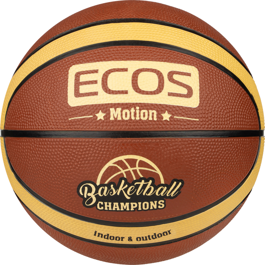 Мяч баскетбольный ECOS Motion р. 7, 12 панелей, Арт. 998189/998188, предпросмотр