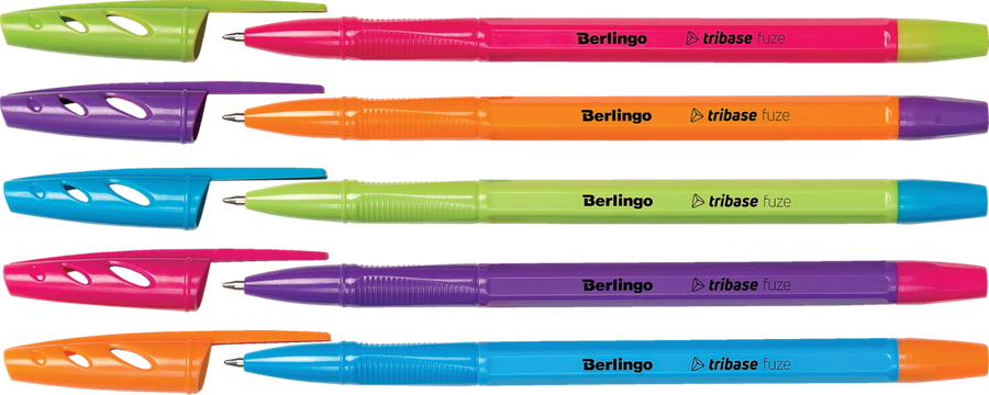 Ручка шариковая BERLINGO Tribase Fuze, синий, 0,7мм, Арт. CBp_70922, превью