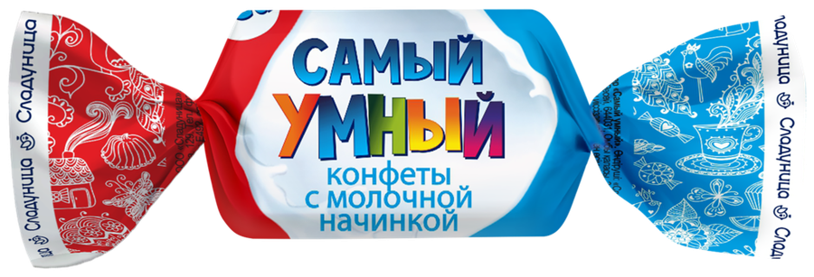Конфеты СЛАДУНИЦА Самый умный, весовые, предпросмотр