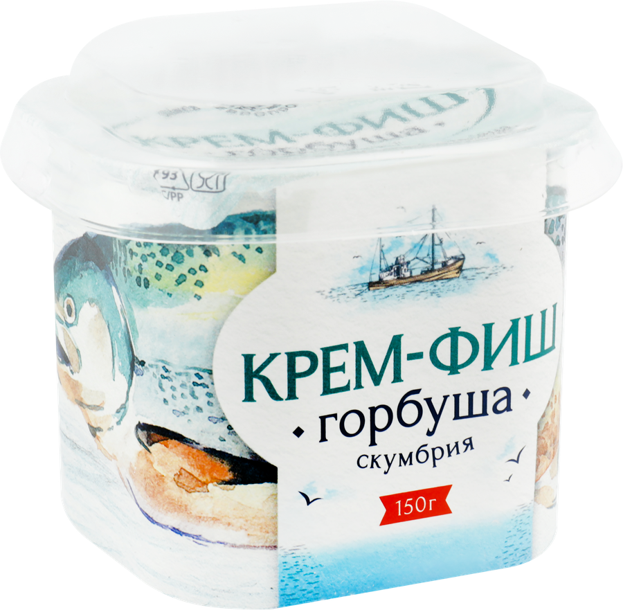 Паста КРЕМ-ФИШ Горбуша-скумбрия, 150г, предпросмотр