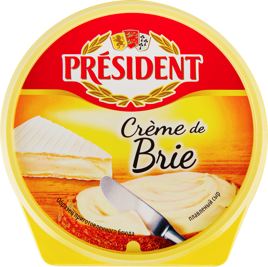Сыр плавленый PRESIDENT Creme de brie 50%, без змж, 125г, предпросмотр
