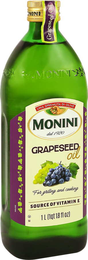 Масло из виноградных косточек MONINI Grapeseed Oil, 1л, превью