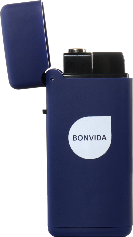 Зажигалка BONVIDA Турбо газовая заправляемая с крышкой/Luxlite turbo, предпросмотр