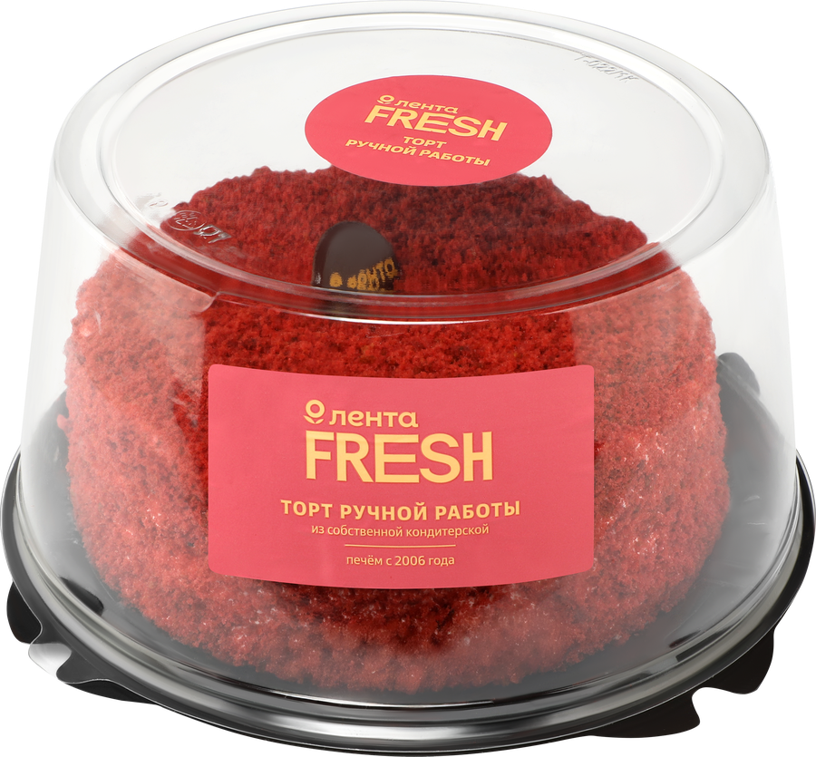 Торт ЛЕНТА FRESH Красный бархат, 900г, превью