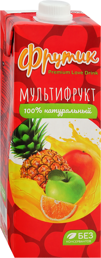 Напиток сокосодержащий ФРУТИК Мультифруктовый, 0.95л, предпросмотр
