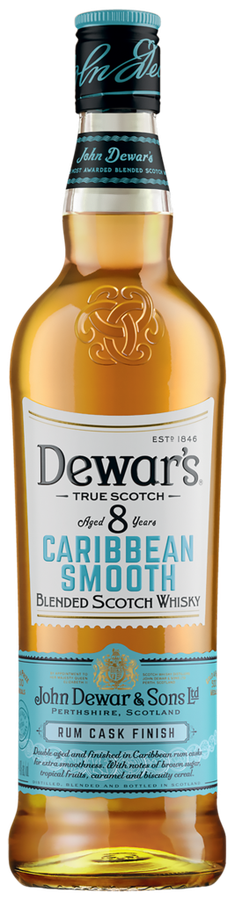 Виски DEWAR'S 8 Carribbean Smooth Шотландский купажированный, 40%, п/у, 0.7л, превью