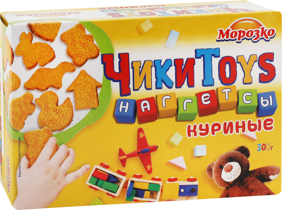 Наггетсы куриные МОРОЗКО ЧикиToys, 300г, превью