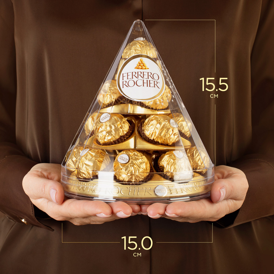 Конфеты FERRERO ROCHER конус, 212,5г, превью