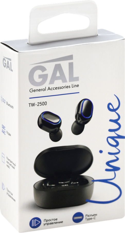 Наушники GAL TWS TWS TW-2500/4050/3600, превью